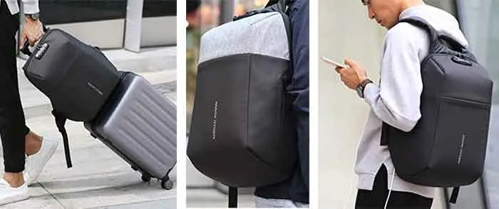 Detalles reales de la mochila de seguridad Mark Ryden 6768