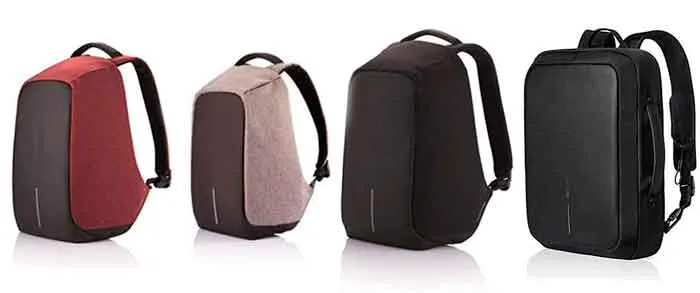 Todos los modelos de la marca de mochilas antirrobo Bobby
